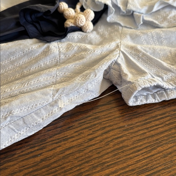 Vintage Anthropologie Lithe Blue Peter Rabbit blouse size 4 (Small) NWOT - Picture 8 of 9